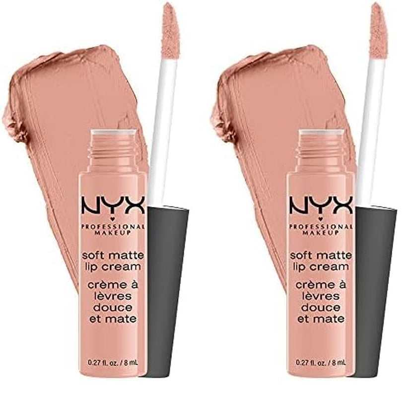 Soft Matte Lip Cream, Lightweight Liquid Lipstick - Abu Dhabi (Deep Rose-Beige)