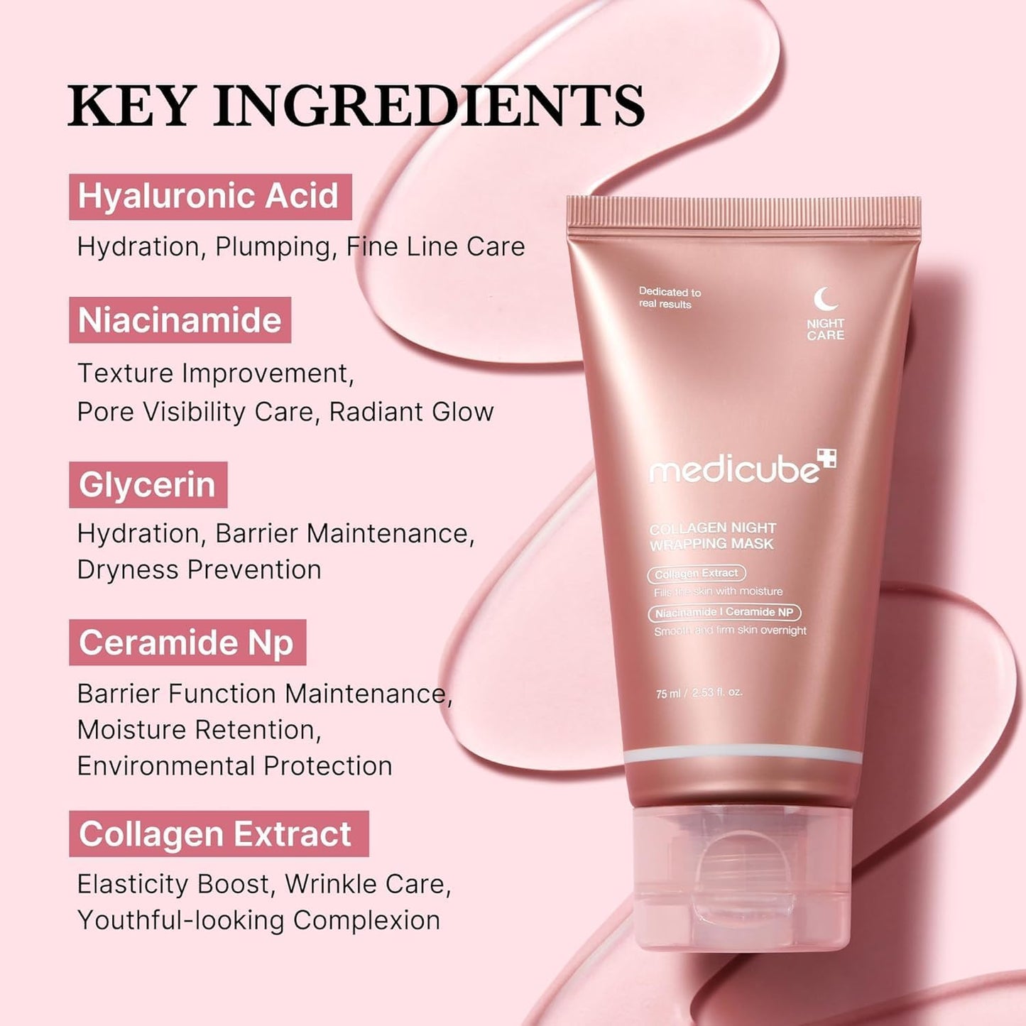 MEDICUBE - Collagen Night Wrapping Mask 75ML