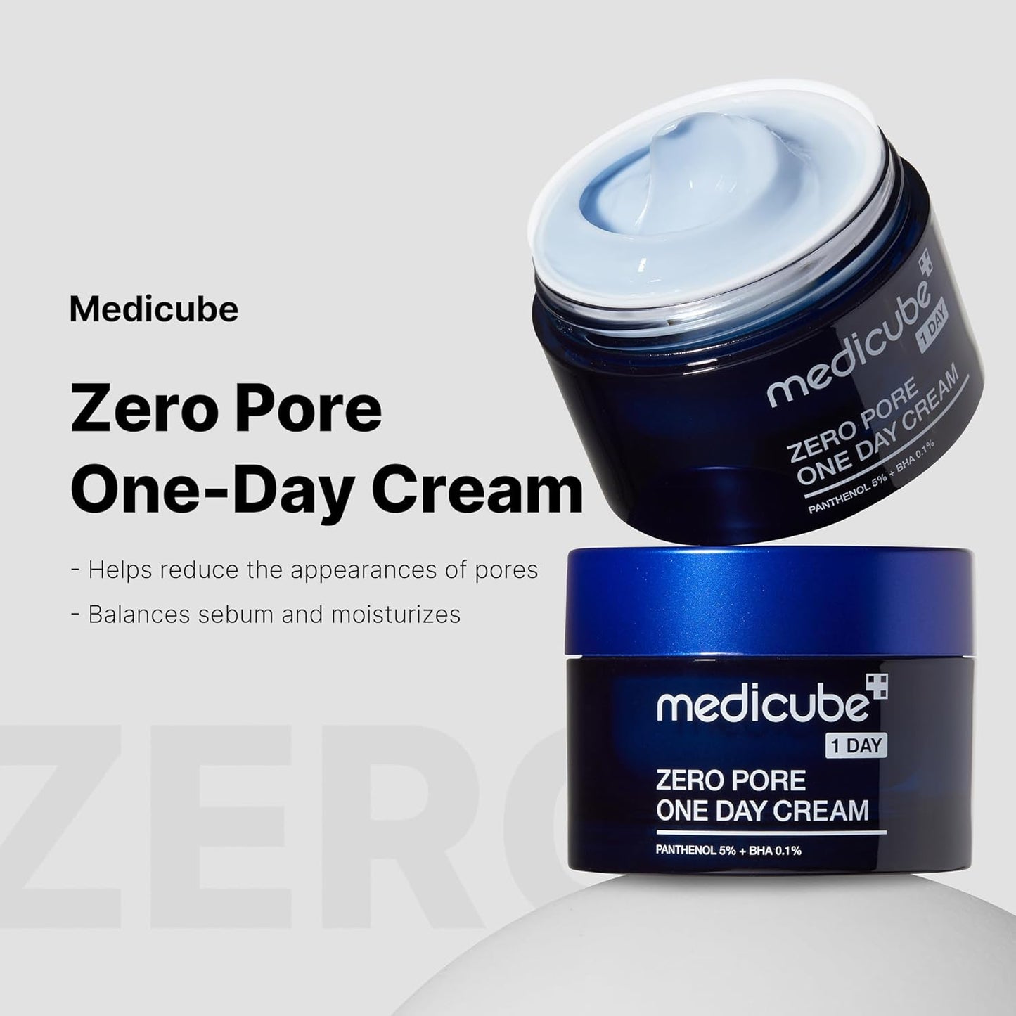 MEDICUBE - Zero Pore One Day Cream 50 ML
