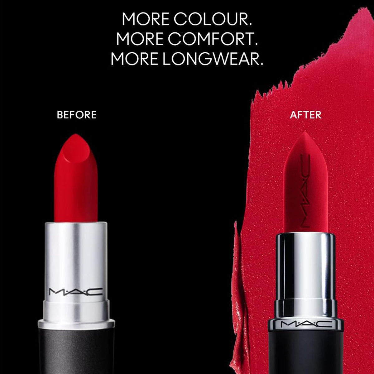 M.A.C Macximal Silky Matte - Ruby Woo - 0.11 Oz Lipstick