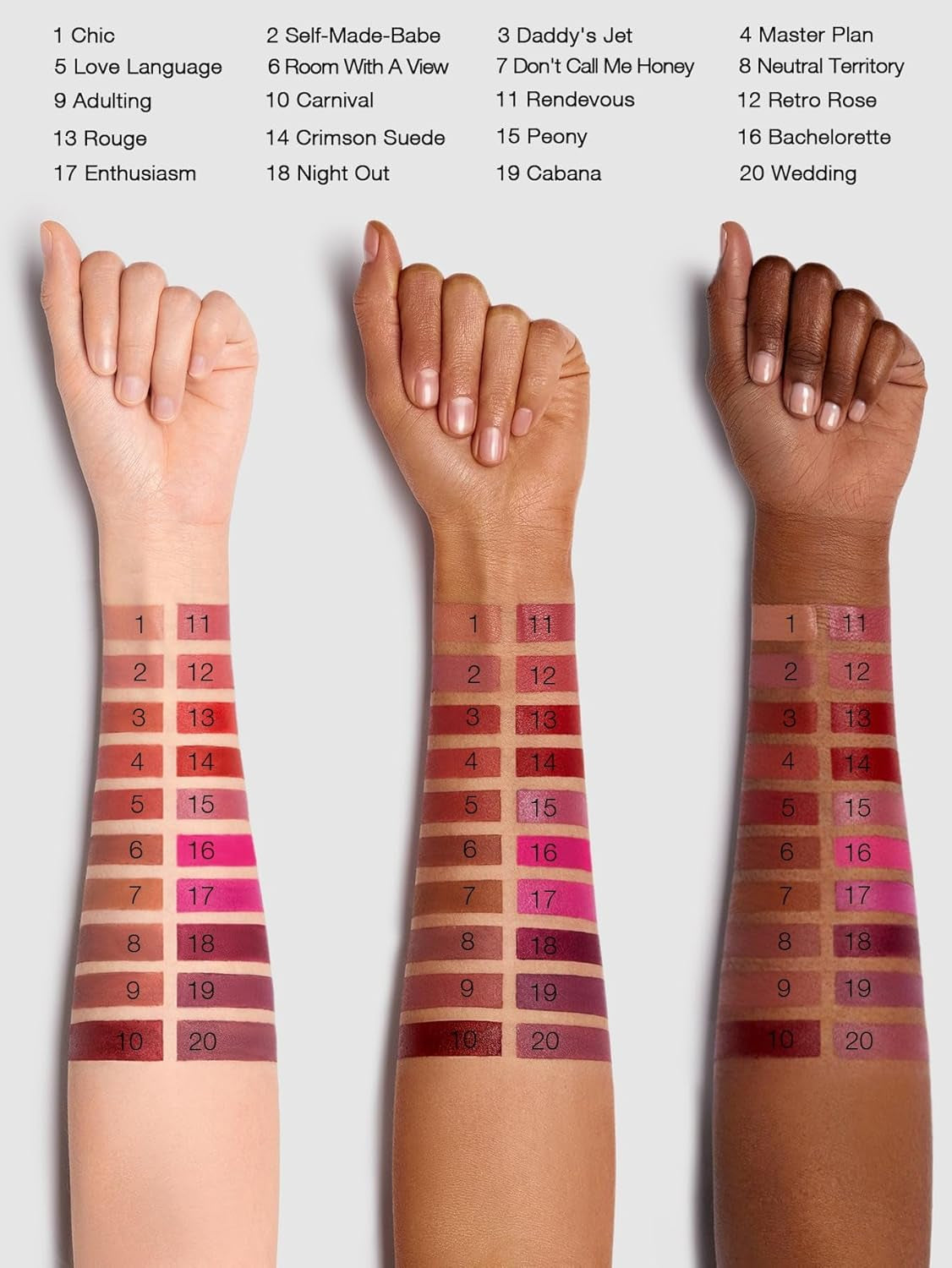 Matte Allure Lipstick 20 Colors High Pigment Velvety Soft Long Lasting Lipstick - Love Language