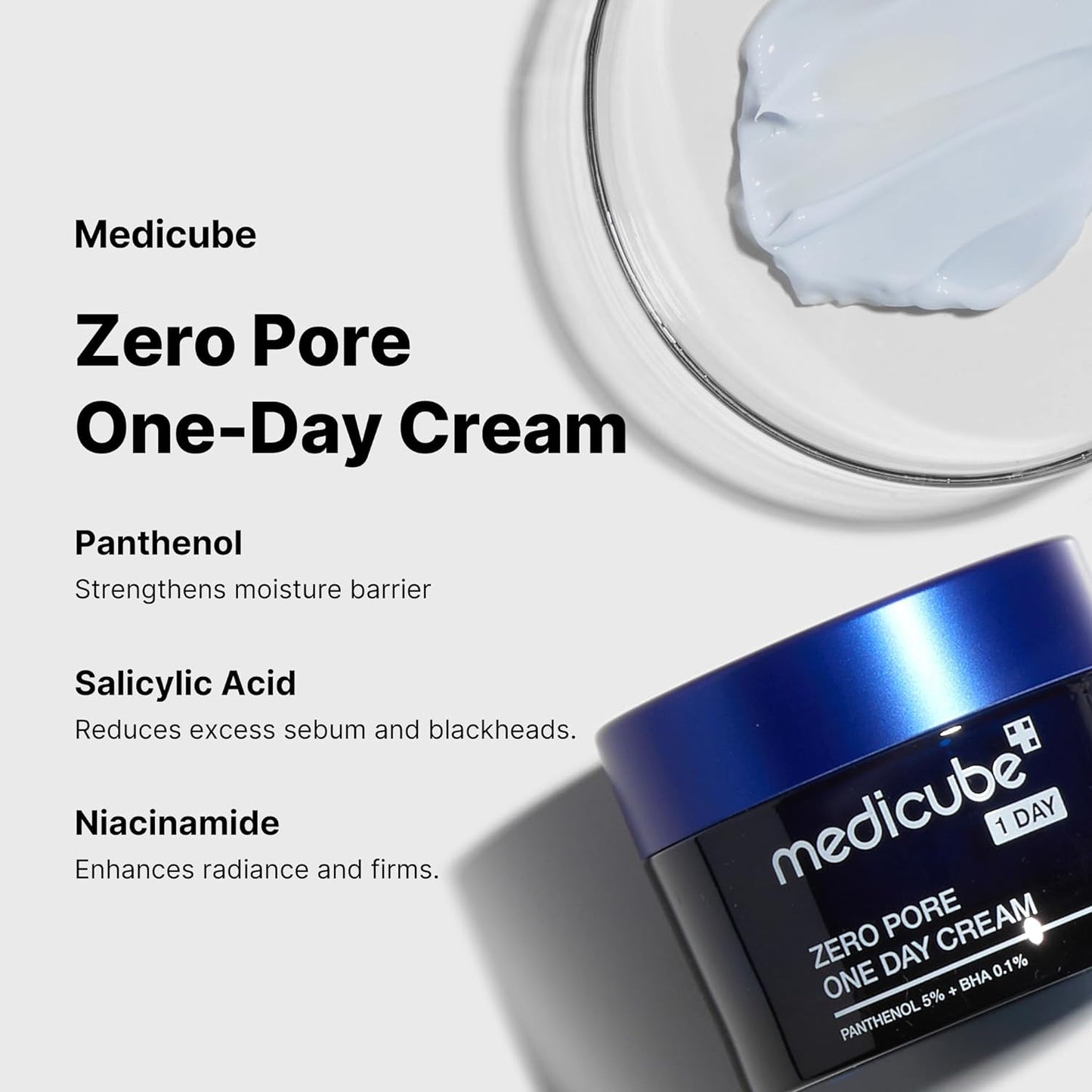 MEDICUBE - Zero Pore One Day Cream 50 ML