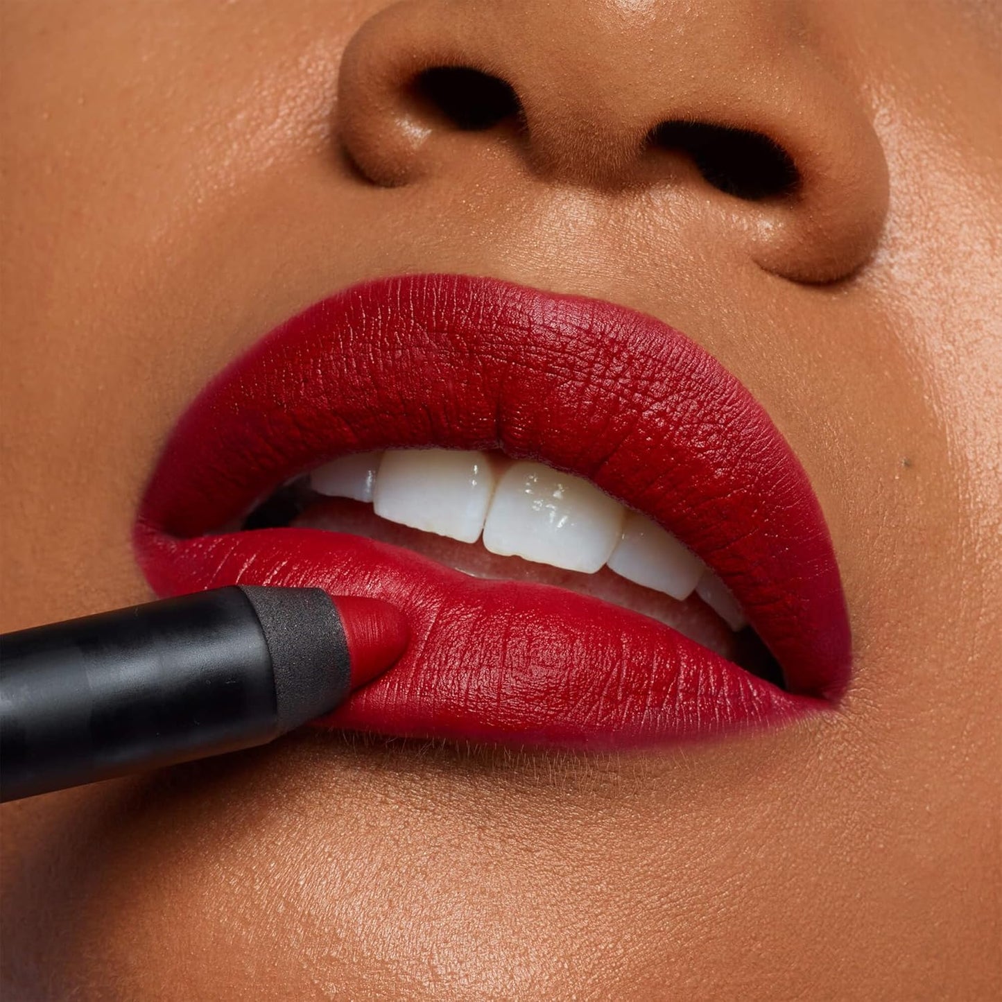 Intense Matte Lip + Cheek Pencil, Lipstick + Lip Liner + Cheek Blush Tint, Multi Use Makeup for Long Lasting Color, Smooth Coverage