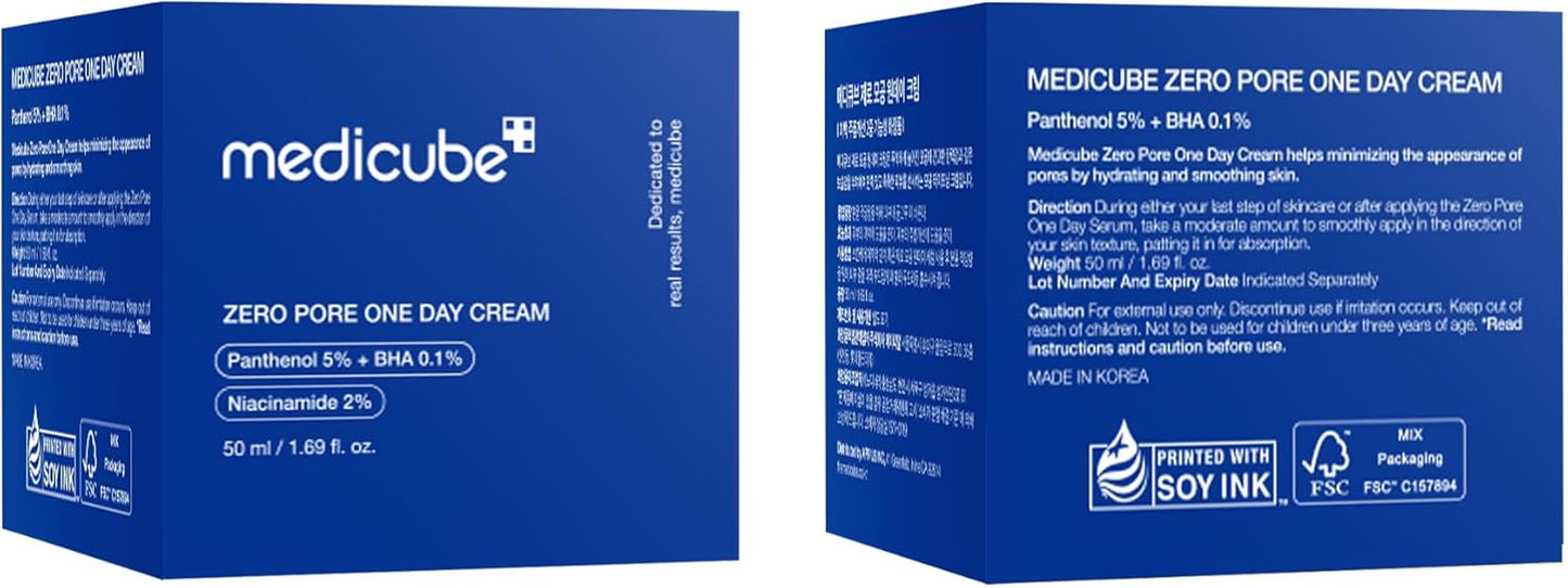 MEDICUBE - Zero Pore One Day Cream 50 ML