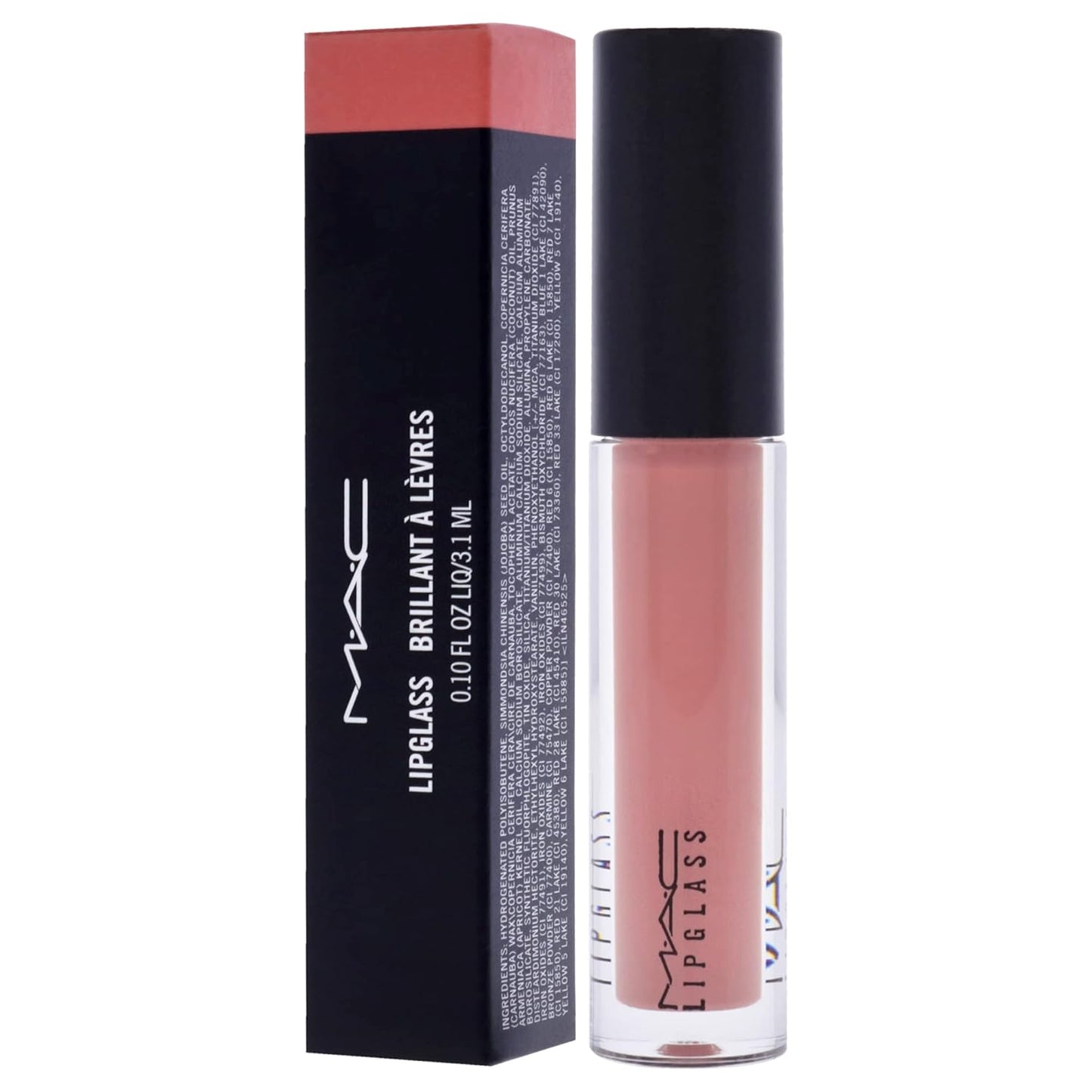 M.A.C Lipglass Lip Gloss - Please Me Lip Gloss Women 0.1 Oz