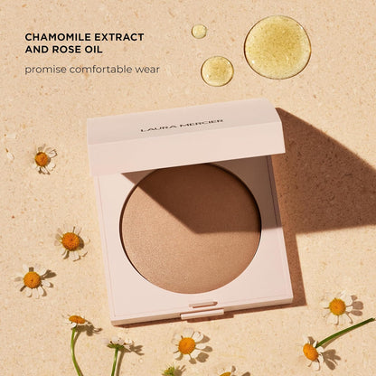 Real Flawless Luminous Perfecting Talc-Free Pressed Finishing Powder, Creamy Formula, Light Coverage, Natural Luminous Finish, Enlivens Skin, Adds Dimension