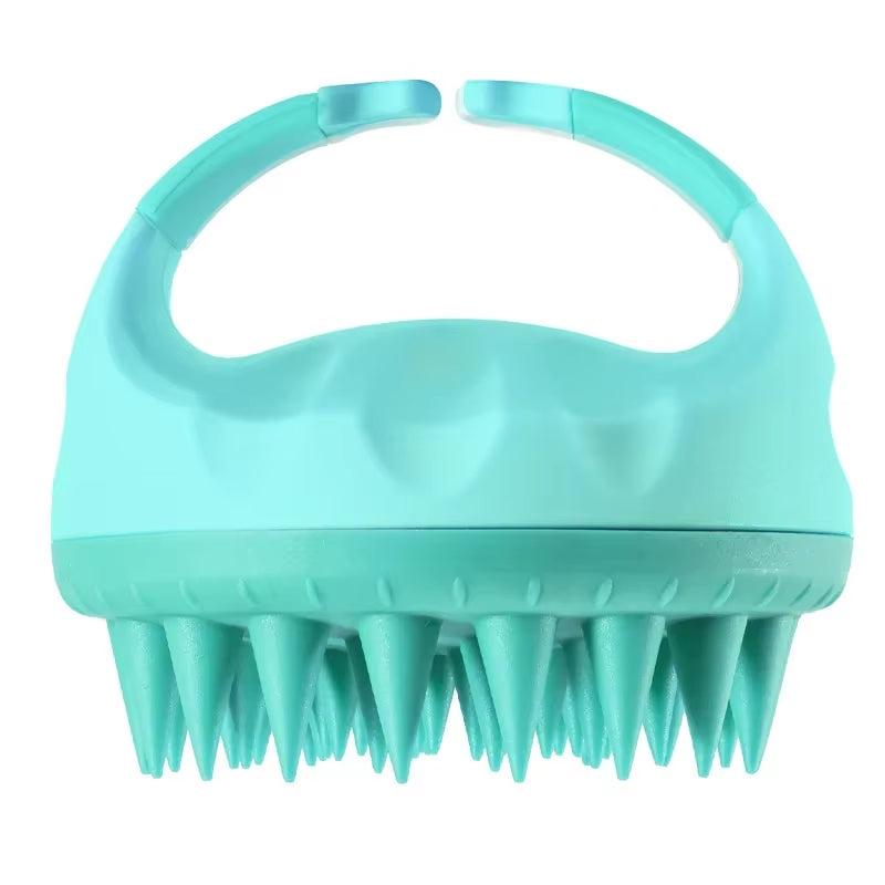 Scalp Massager Shampoo Brush Hair Washing Scalp Brush Soft Silicone Scalp Massager Hair Comb for Dandruff Removal Shampoo Brush