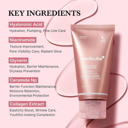 MEDICUBE - Collagen Night Wrapping Mask 75ML