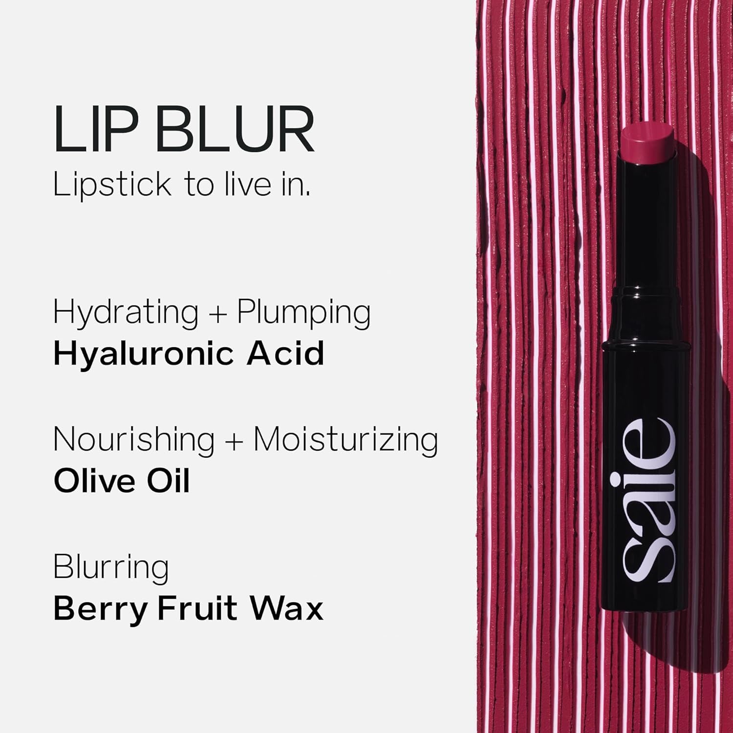 Lip Blur Soft Matte Lipstick - Long Lasting Lipstick with Hydrating, Buildable Coverage - Enriched with Hyaluronic Acid + Softening Jojoba to Nourish Lips - Modern (0.07 Oz)