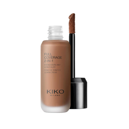 KIKO MILANO - Full Coverage 2-In-1 Foundation & Concealer 14 - N 170, 2 in 1 Foundation and Concealer, Superior Coverage