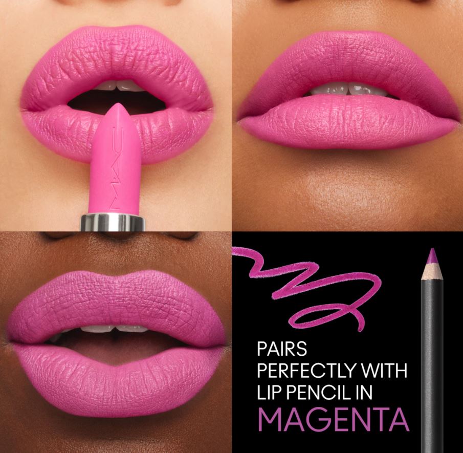 M.A.C Macximal Silky Matte Lipstick, Candy Yum Yum, 0.1 Ounces, Pink