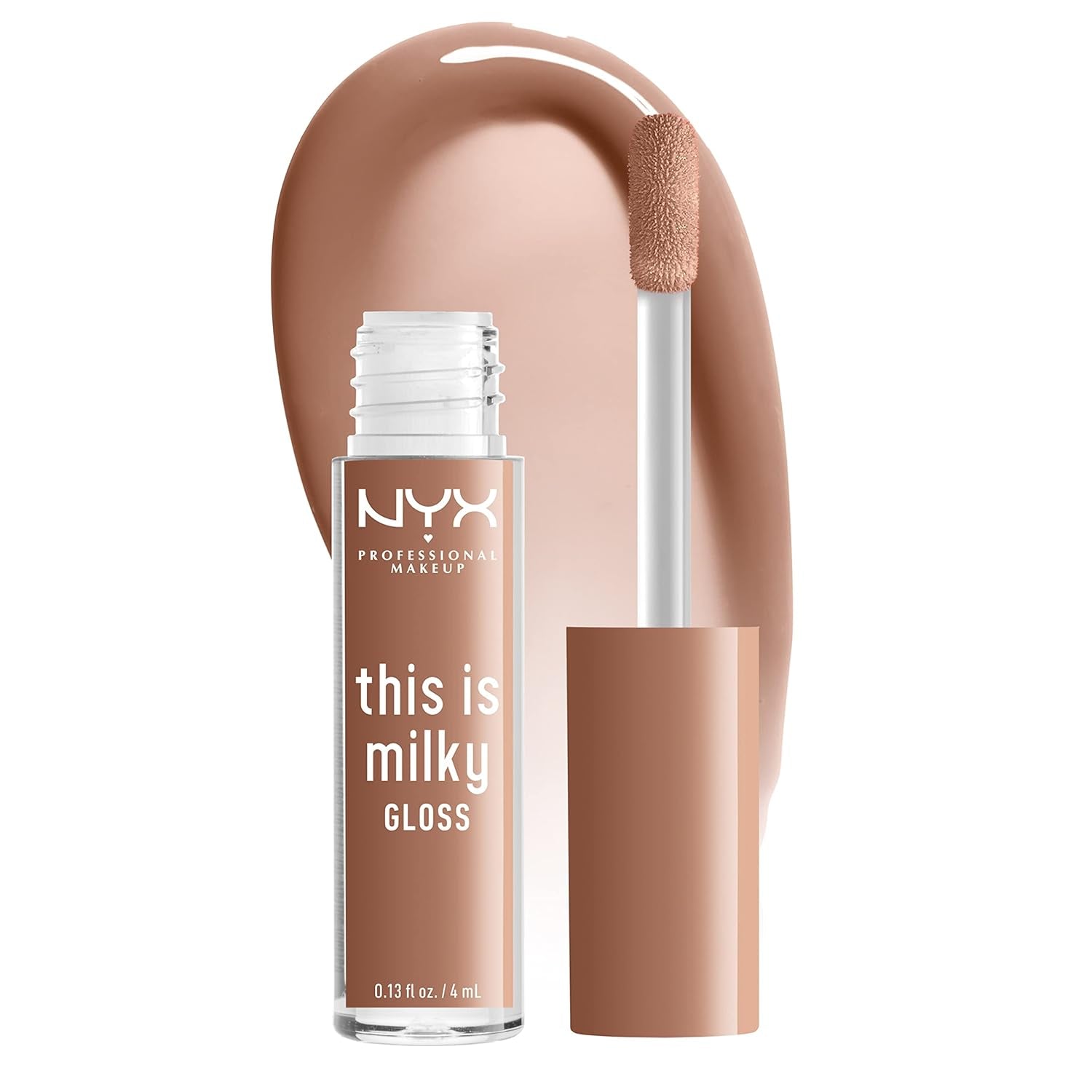 This Is Milky Gloss, Vegan Lip Gloss, 12 Hour Hydration - Cookies & Milk (Cool Beige Nude)