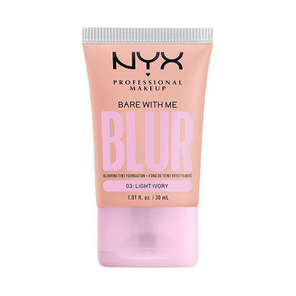 Bare with Me Blur Skin Tint Foundation Make up with Matcha, Glycerin & Niacinamide - Medium