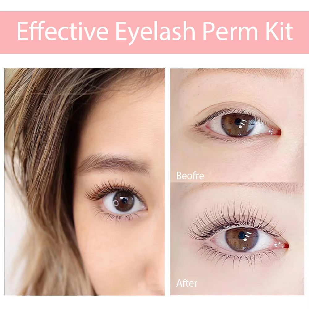 Upgrade Version Lash Lift Kit Lifting Eyelashes Lasting 6-8 Weeks Lash Perm Eyelash Enhancer Makeup Tools