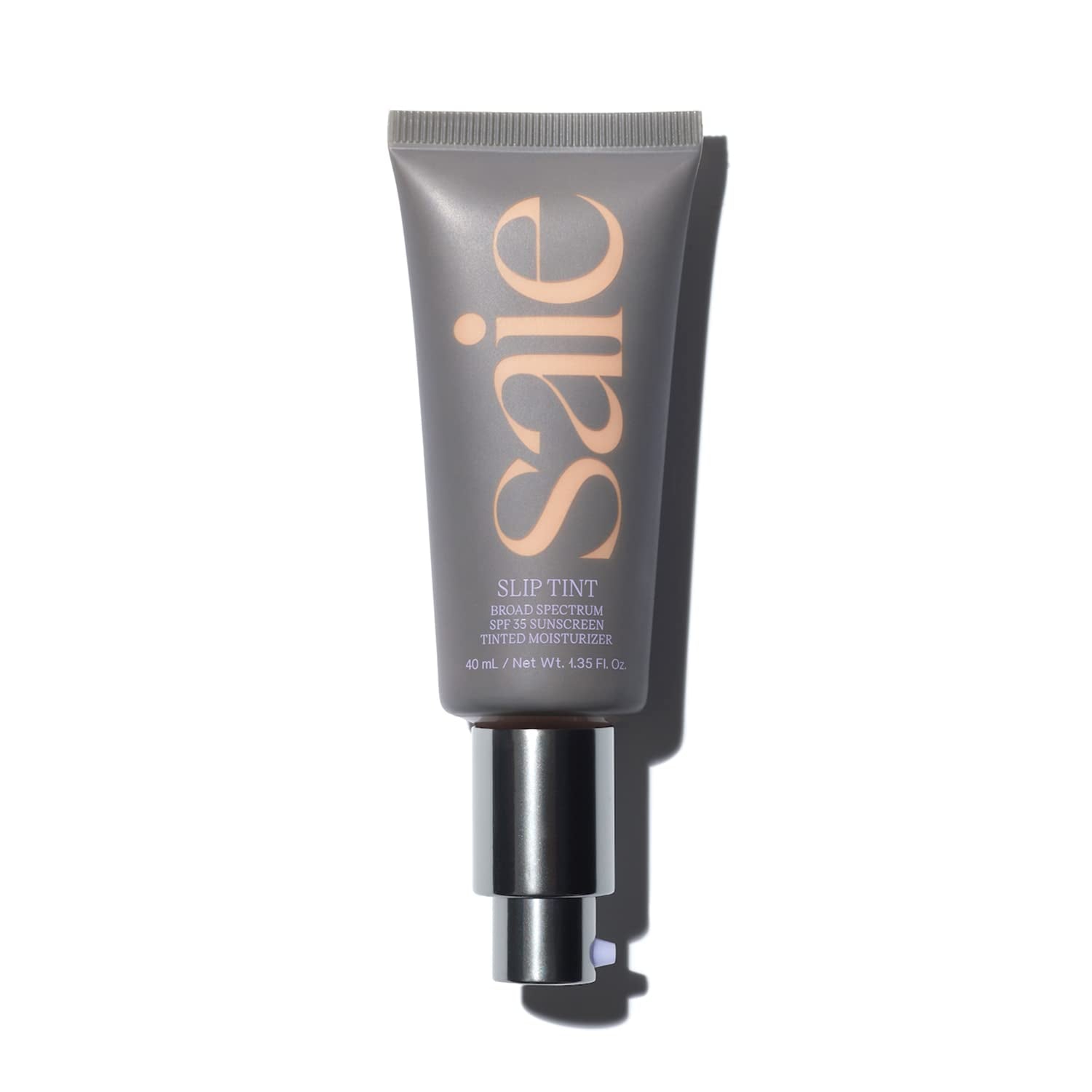 Slip Tint SPF 35 Tinted Moisturizer - Light Coverage Moisturizer + Broad Spectrum Zinc Oxide Sunscreen with Hydrating Hyaluronic Acid - Shade Three + Half (1.35 Oz)