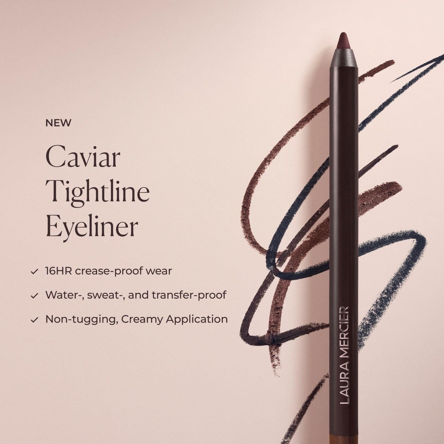 Caviar Tightline Eyeliner: Long Lasting Color, Crease-Proof, Waterproof, Gel-Like Hydrating Formula, Perfect for Tightline, Lash Line + Waterline