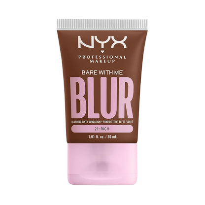 Bare with Me Blur Skin Tint Foundation Make up with Matcha, Glycerin & Niacinamide - Medium