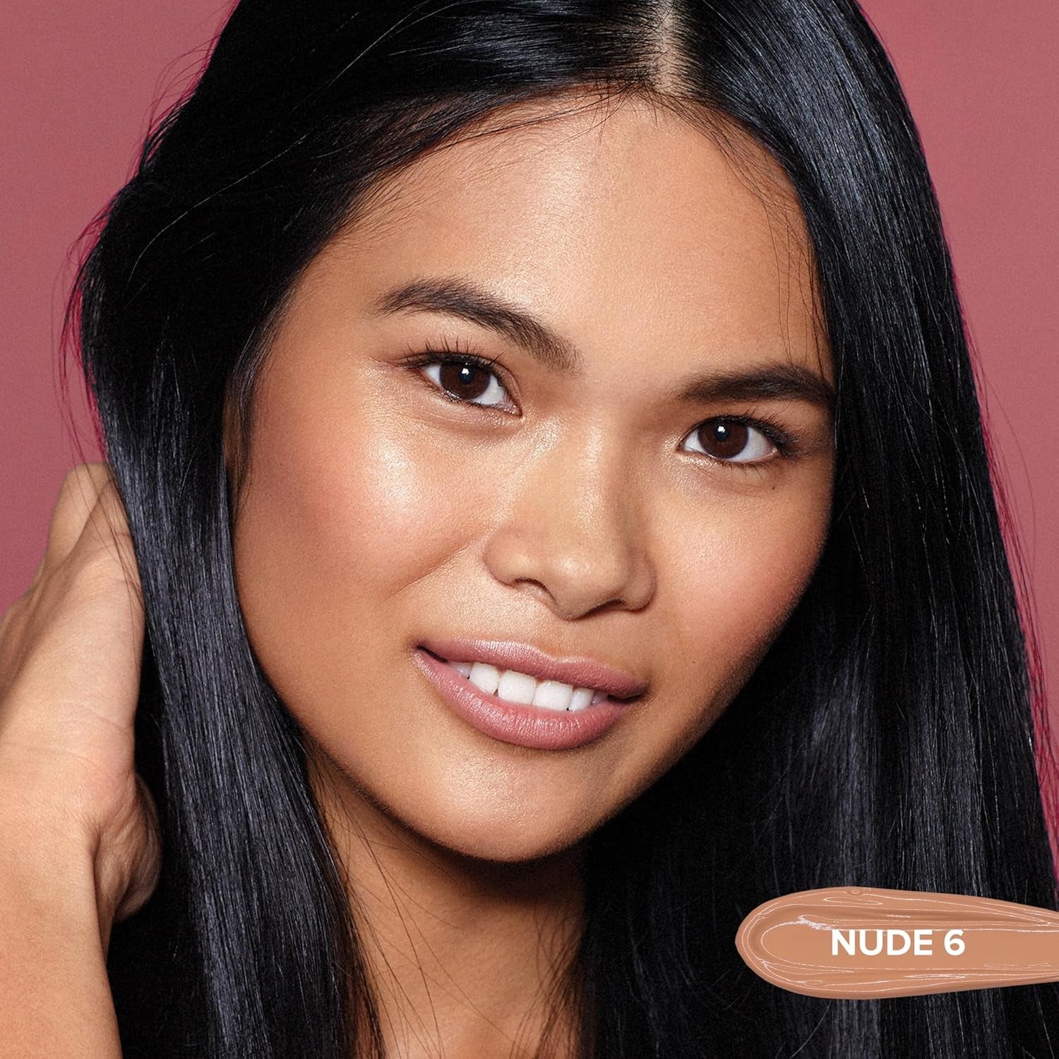 Nudestix Nudies Glow Cream Highlighter Bronze + Glow 3-In-1 All over Face Colour for Eyes, Cheeks, Lips W/Blending Brush Tinted Cover Liquid Foundation, Buildable Coverage for Even Skin Tone, Flawless Natural Lightweight Makeup Finish, 0.84 Fl Oz (25 Ml)