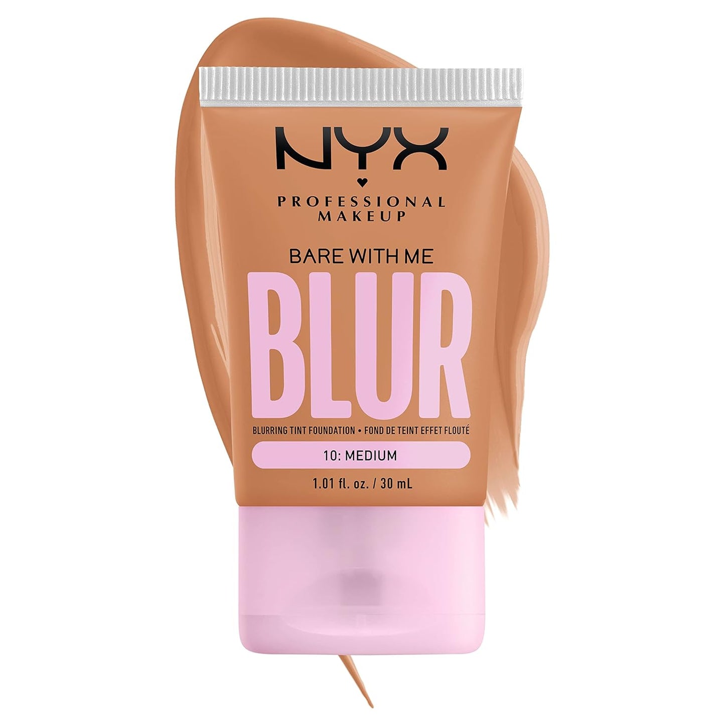 Bare with Me Blur Skin Tint Foundation Make up with Matcha, Glycerin & Niacinamide - Medium