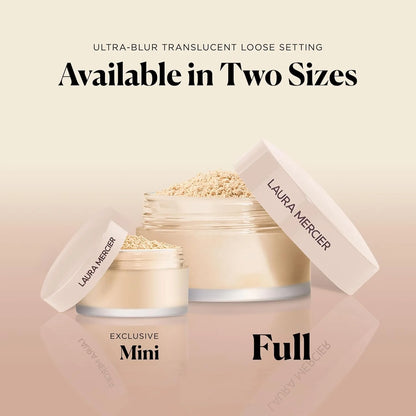 Translucent Loose Talc-Free Setting Powder Ultra-Blur Mini - Translucent