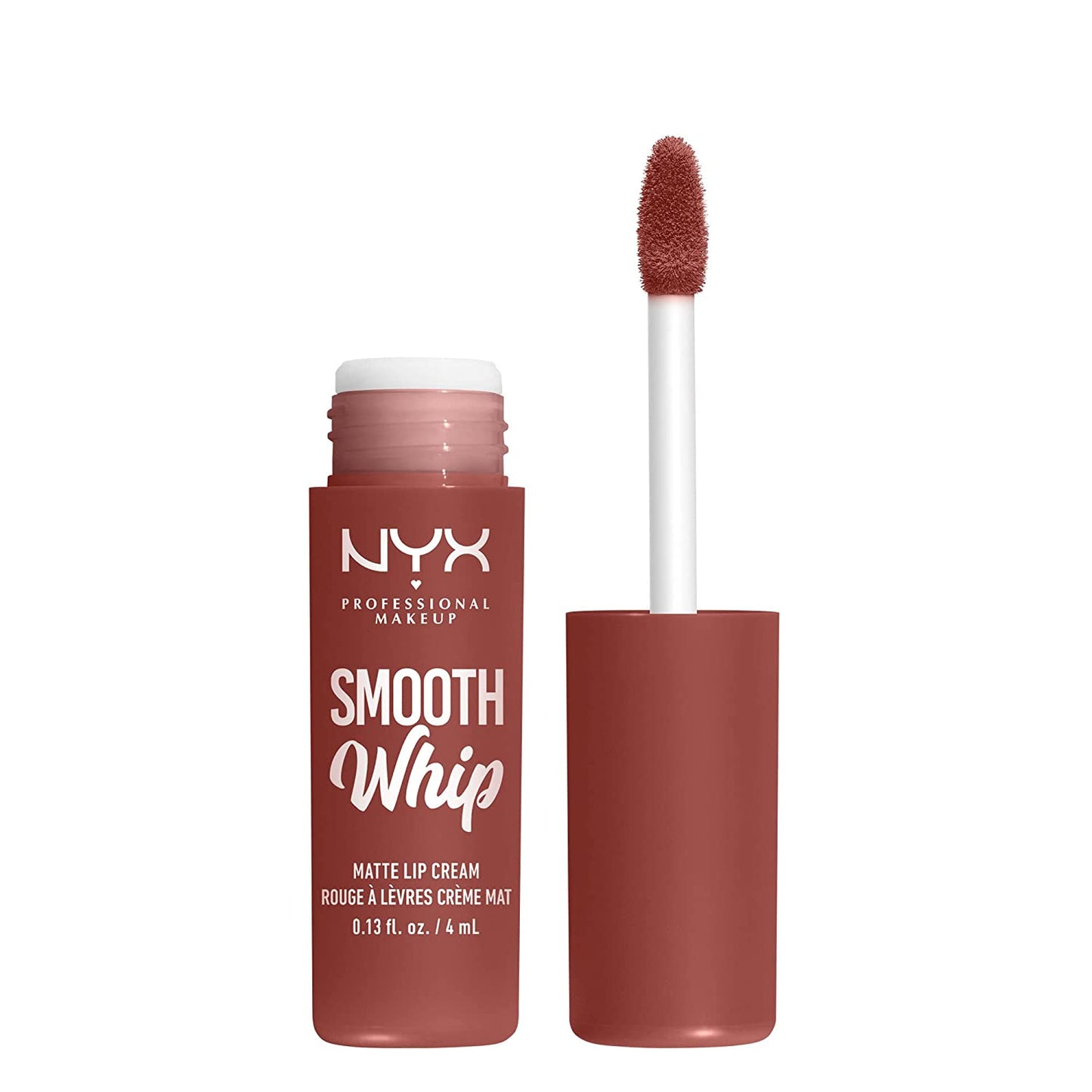 Smooth Whip Matte Lip Cream, Long Lasting, Moisturizing, Vegan Liquid Lipstick - Chocolate Mousse (Deep Red Brown)