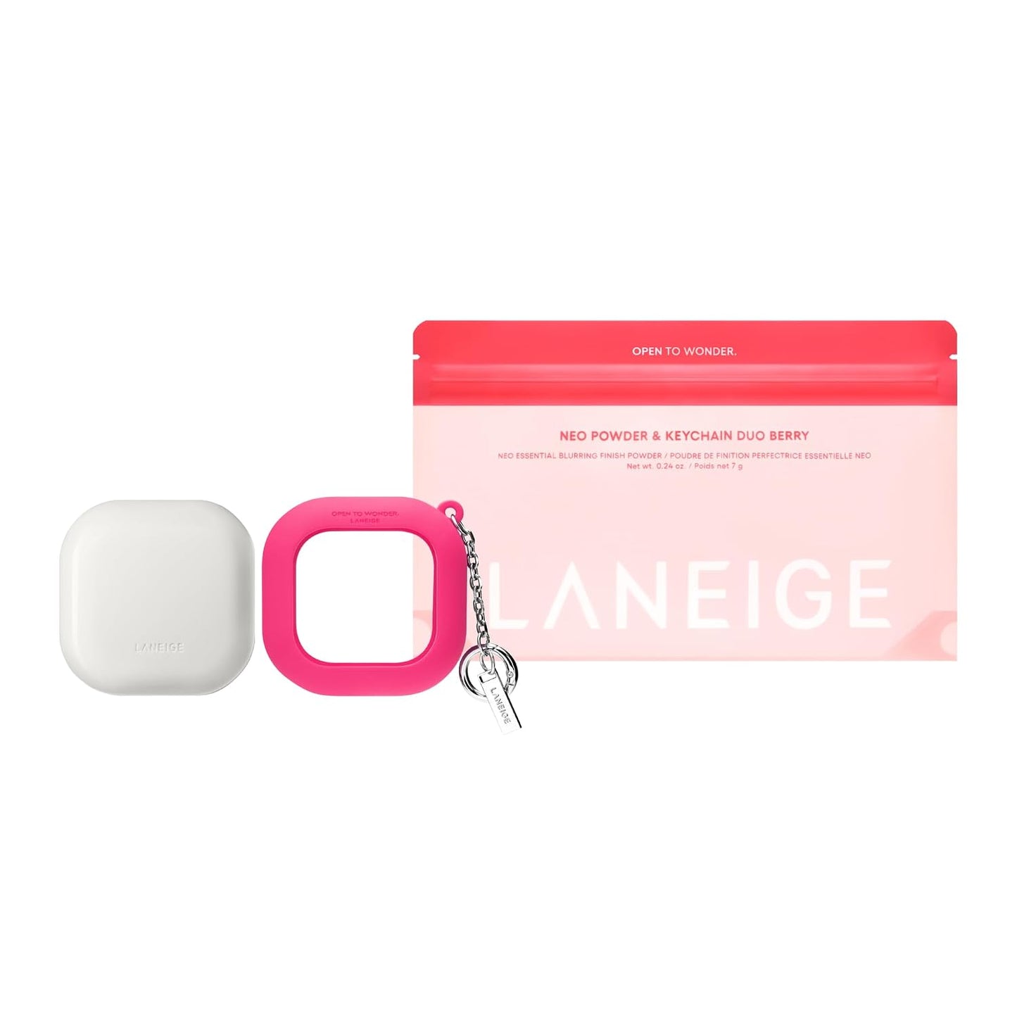 LANEIGE Neo Blurring Powder: Korean Shine Control Compact with Pore Blurring, Smoothing Finish & Travel-Friendly, No Spill Packaging