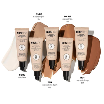 Nudestix NUDESCREEN DAILY MINERAL VEIL SPF 30 - SPF MOISTURIZER - COOL