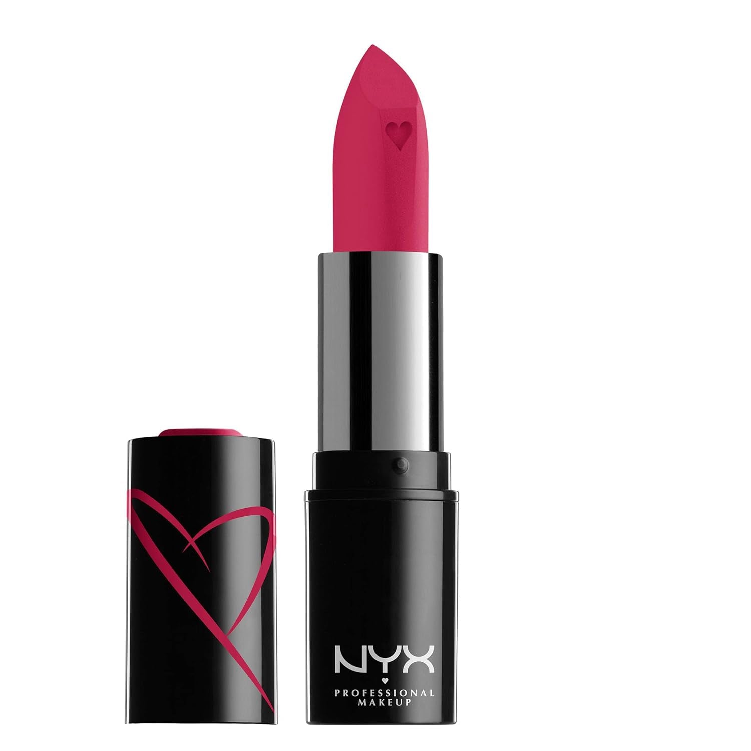 Shout Loud Satin Lipstick, Infused with Shea Butter - Cherry Charmer (Red Fuchsia)