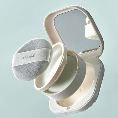 LANEIGE Neo Blurring Powder: Korean Shine Control Compact with Pore Blurring, Smoothing Finish & Travel-Friendly, No Spill Packaging