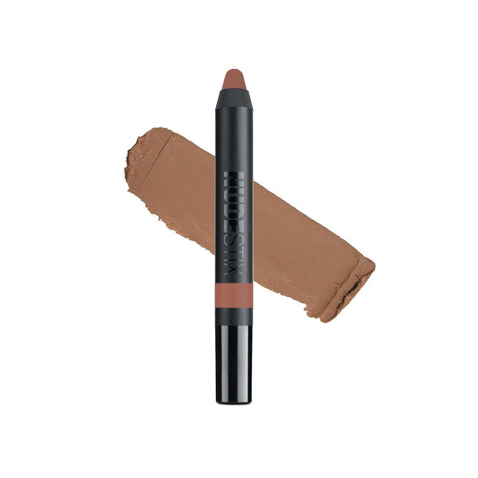 Nudestix Magnetic Matte Lip Color, Lipstick + Lip Liner + Lip Stain, 3-In-1Multi Use Makeup Pencil, Long Lasting Pigment, Kiss Proof, Smudge Proof, Waterproof, Bold Nude Looks