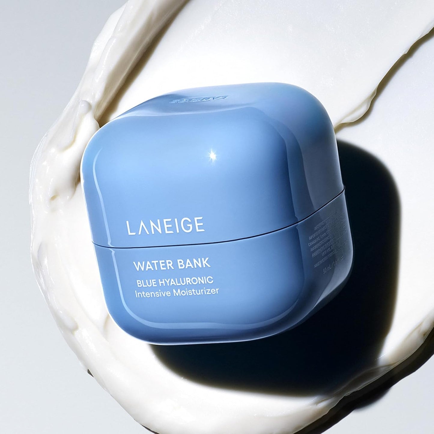 LANEIGE Water Bank Blue Hyaluronic Intensive Moisturizer with Peptides + Squalane: Eczema-Prone Skin, Barrier-Boosting, Nourish, Dryness