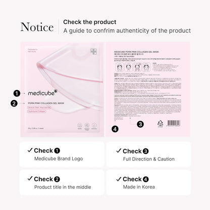 MEDICUBE - Salmon PDRN Pink Collagen Gel Mask Single