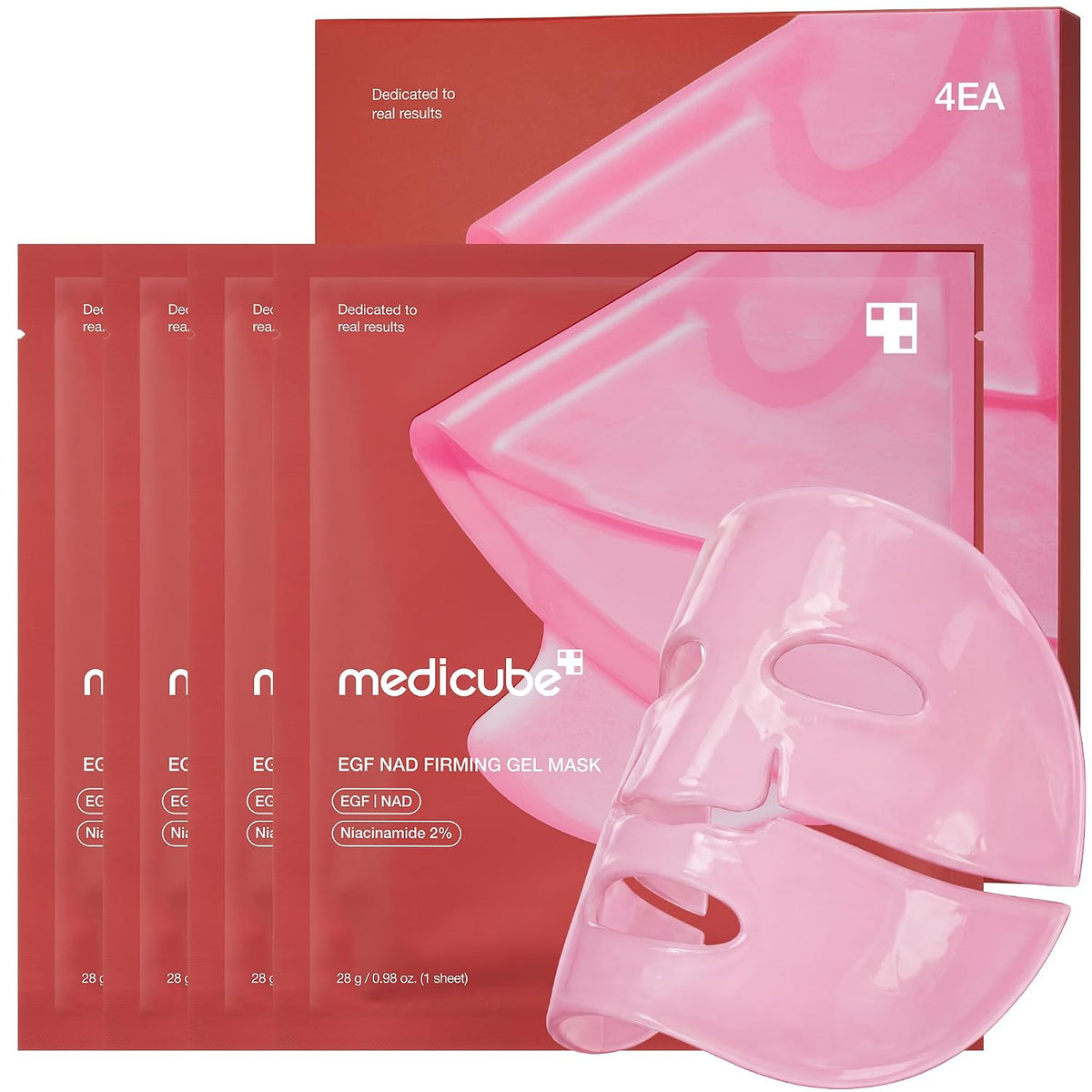 MEDICUBE - Jelly Gel Mask - 4 ea