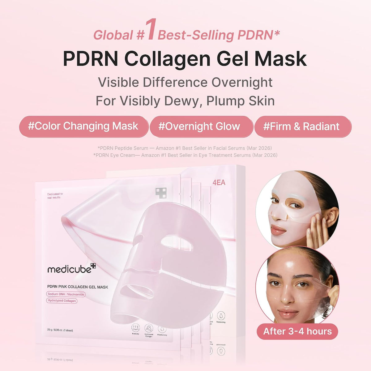 MEDICUBE - Jelly Gel Mask - 4 ea