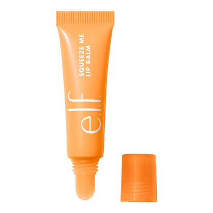E.L.F. Squeeze Me Lip Balm, Moisturizing Lip Balm for a Sheer Tint of Color, Infused with Hyaluronic Acid, Vegan & Cruelty-Free, Strawberry