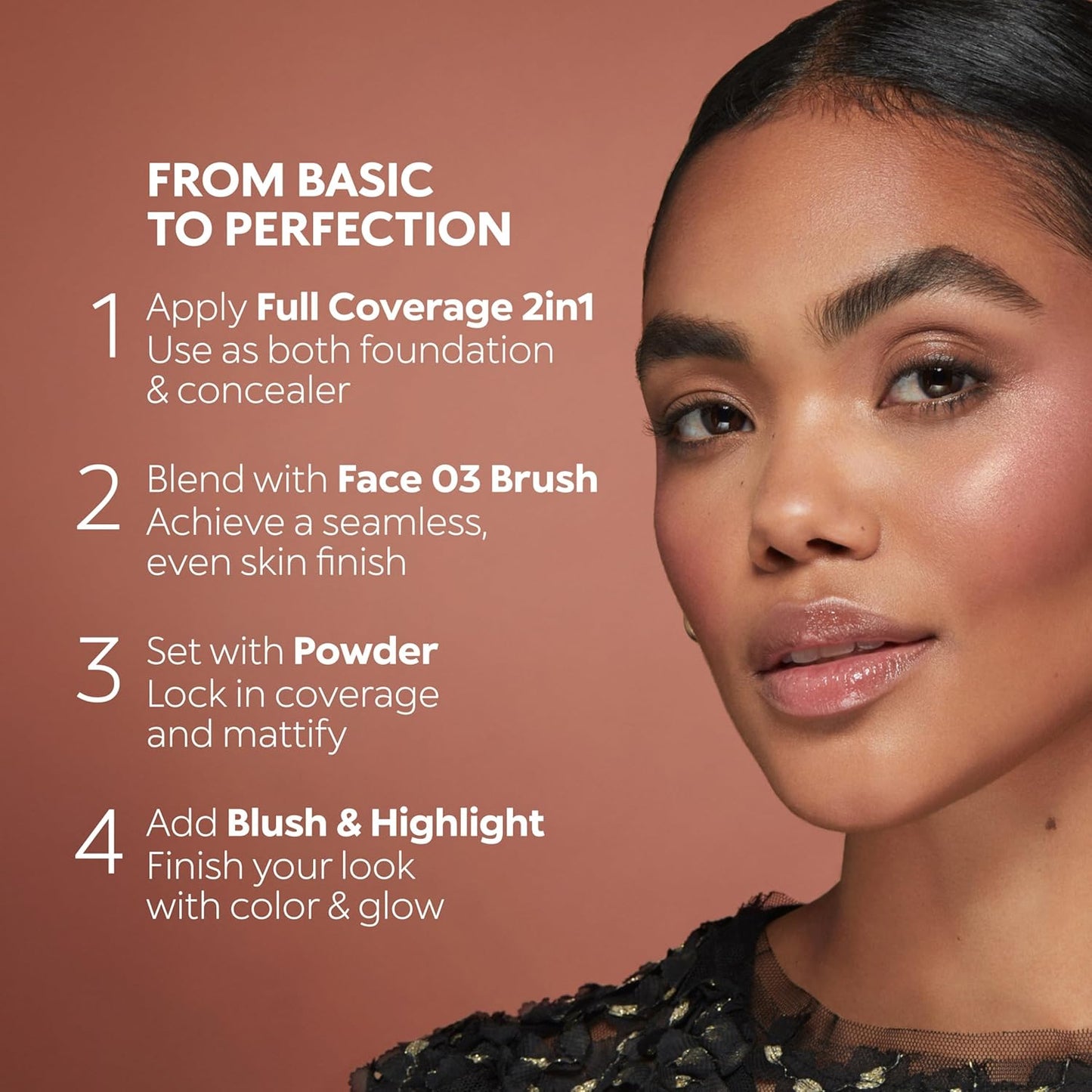KIKO MILANO - Full Coverage 2-In-1 Foundation & Concealer 14 - N 170, 2 in 1 Foundation and Concealer, Superior Coverage