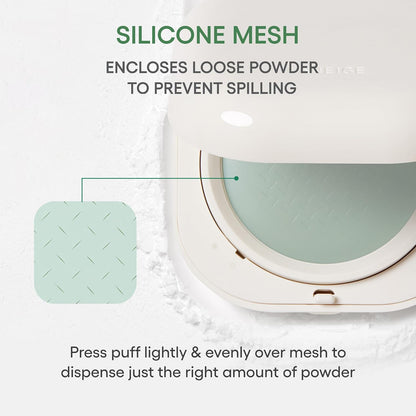 LANEIGE Neo Blurring Powder: Korean Shine Control Compact with Pore Blurring, Smoothing Finish & Travel-Friendly, No Spill Packaging