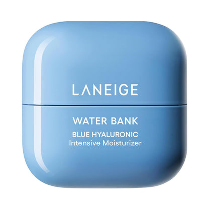 LANEIGE Water Bank Blue Hyaluronic Intensive Moisturizer with Peptides + Squalane: Eczema-Prone Skin, Barrier-Boosting, Nourish, Dryness