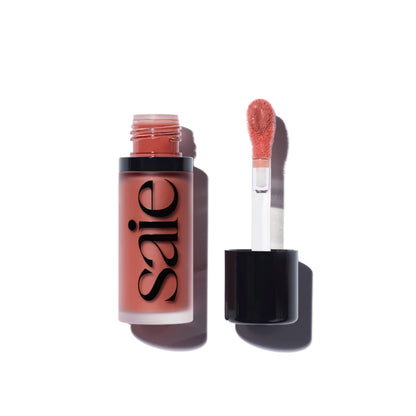 Dew Blush - Lightweight Liquid Blush with a Blendable + Buildable Cream Finish - Dewy Cheek Tint with Doe Foot Wand Makeup Applicator - Rosy (.40 Oz)