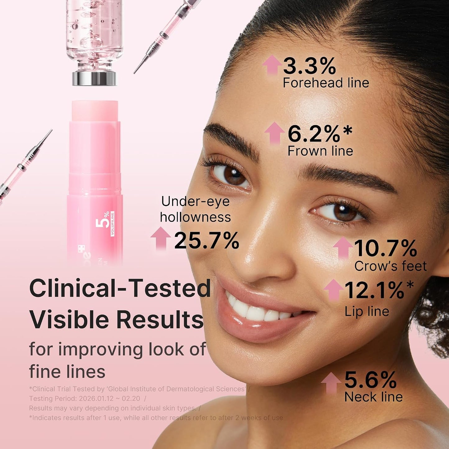 MEDICUBE - PDRN Pink Collagen Volume Multi Balm Stick | Volufiline, PDRN, NAD, Collagen | Face & Body Balm for Under-Eyes, Neck, Forehead, Smile Lines, Lips | Plumping, Radiance, Line Care | K-Beauty