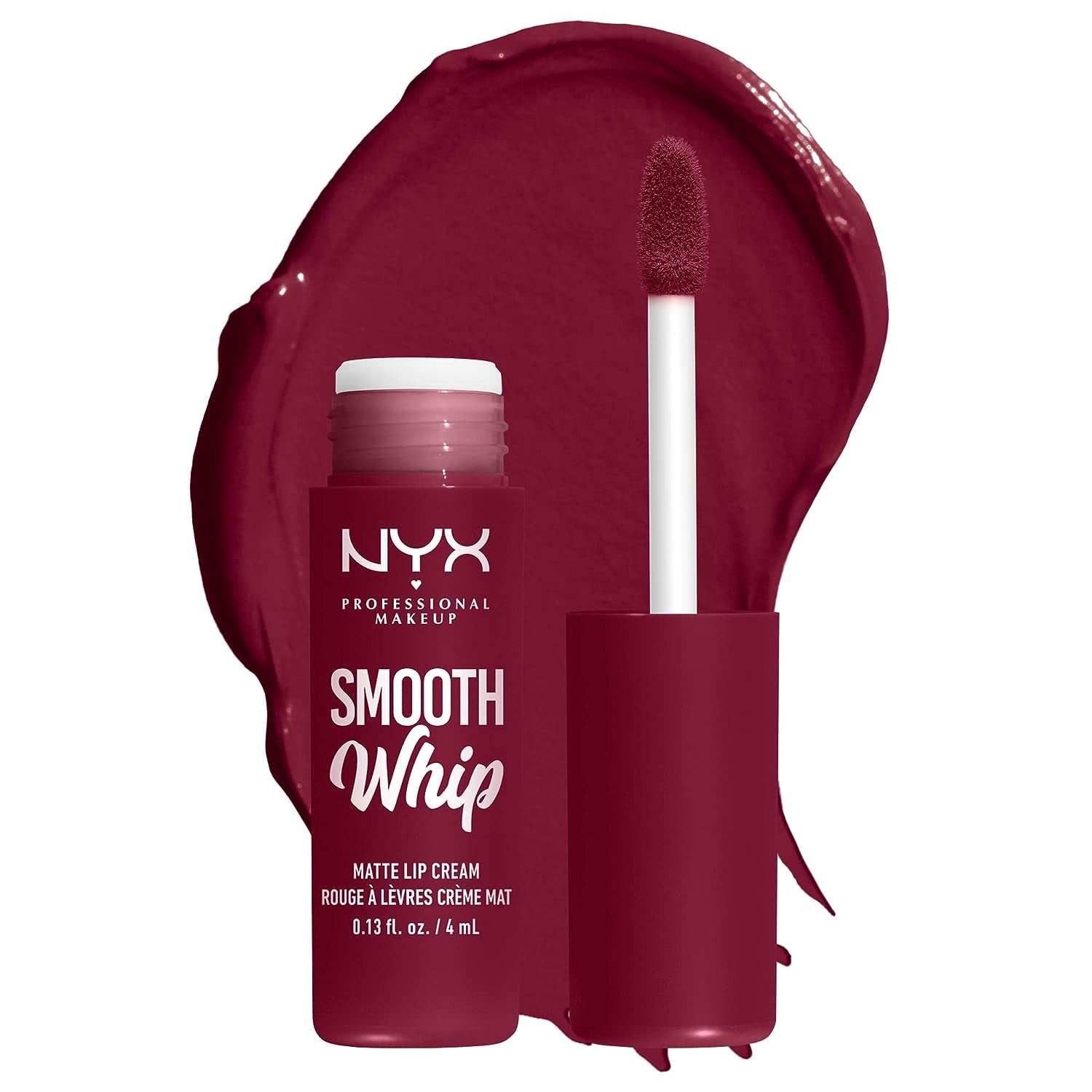 Smooth Whip Matte Lip Cream, Long Lasting, Moisturizing, Vegan Liquid Lipstick - Chocolate Mousse (Deep Red Brown)