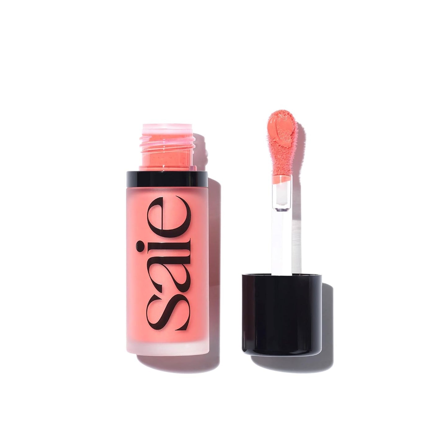 Dew Blush - Lightweight Liquid Blush with a Blendable + Buildable Cream Finish - Dewy Cheek Tint with Doe Foot Wand Makeup Applicator - Rosy (.40 Oz)