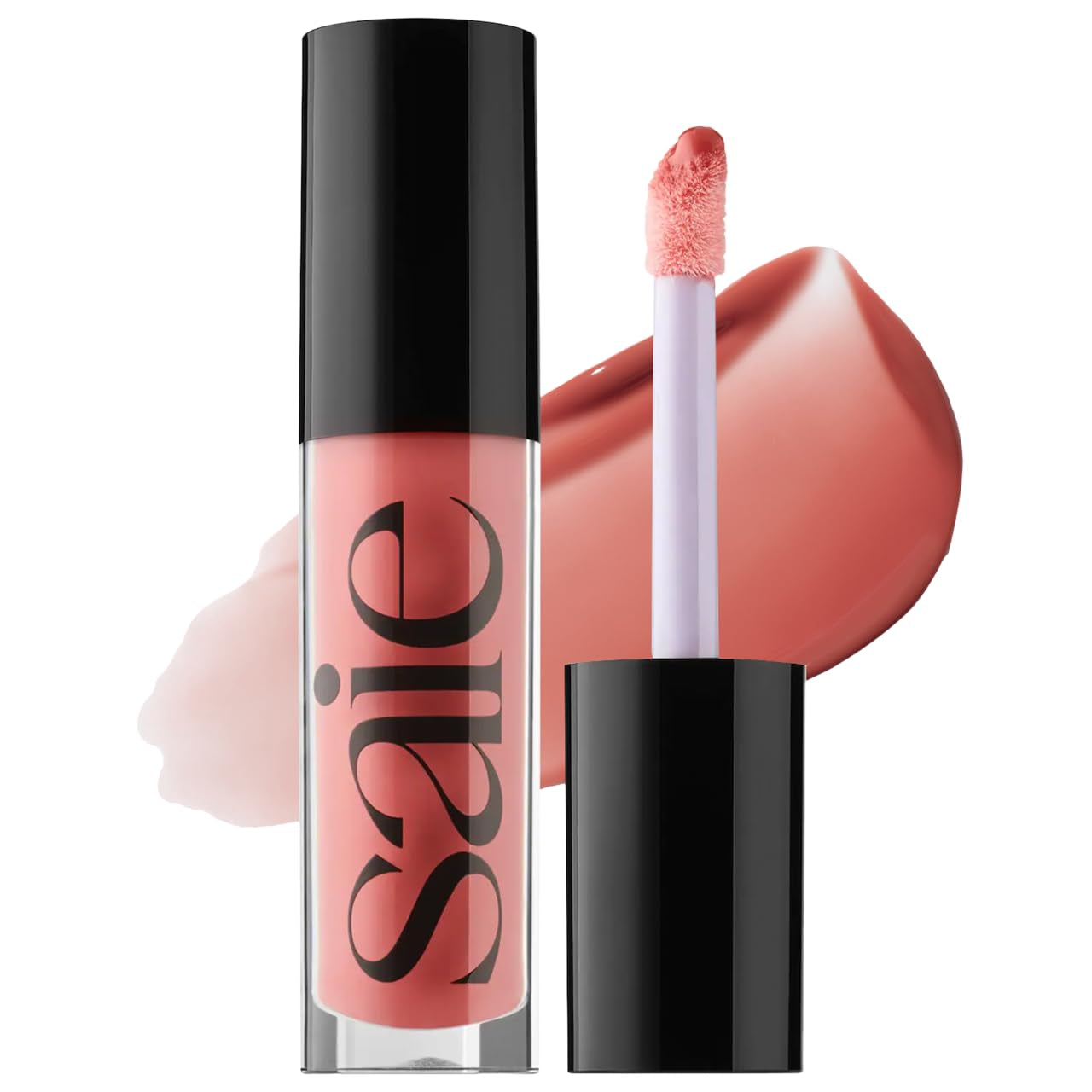 Glossybounce High-Shine Hydrating Lip Gloss Oil - Sheer Tinted Lip Oil with Hyaluronic Acid + Jojoba Oil for Long-Lasting Moisture - Play (.17 Oz)