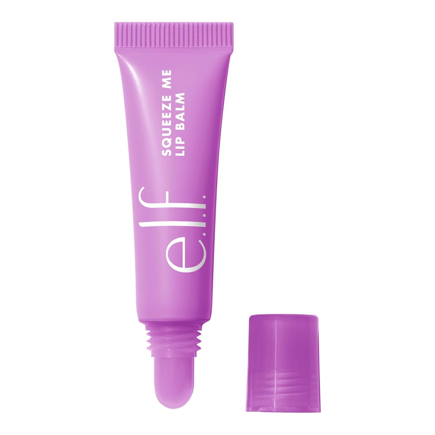E.L.F. Squeeze Me Lip Balm, Moisturizing Lip Balm for a Sheer Tint of Color, Infused with Hyaluronic Acid, Vegan & Cruelty-Free, Strawberry