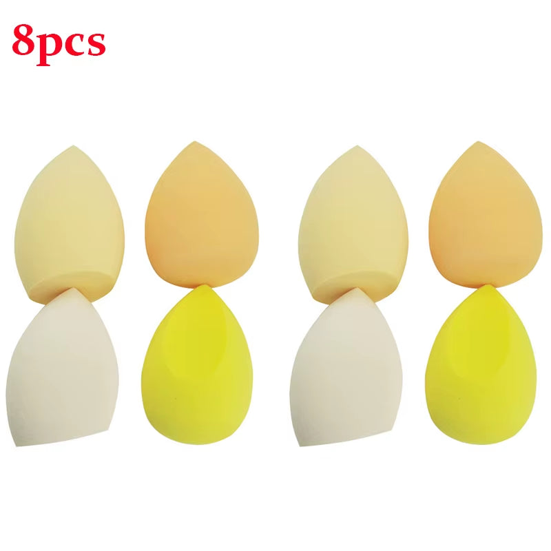 4/8Pcs Makeup Sponge Blender Beauty Egg Cosmetic Puff Soft Foundation Sponges Powder Puff Women Make up Accessories Beauty Tools