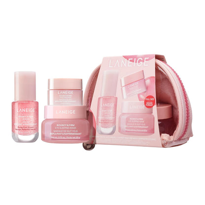 LANEIGE Bouncy & Firm Sleeping Mask: Korean Overnight Face Mask to Plump, Firm, & Boost Elasticity, with Peony & Collagen Complex for Visibly Plumper, Hydrated Skin | Korean Skin Care