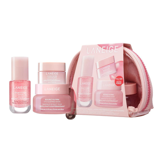 LANEIGE Bouncy & Firm Sleeping Mask: Korean Overnight Face Mask to Plump, Firm, & Boost Elasticity, with Peony & Collagen Complex for Visibly Plumper, Hydrated Skin | Korean Skin Care