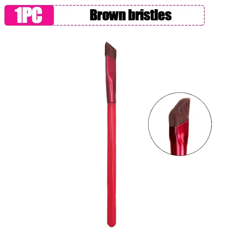 Square Dimensional Eyebrow Wild Eyebrow Brush Handmade Dual Head Eyebrow Lash Brush Multifunctional Makeup Tools