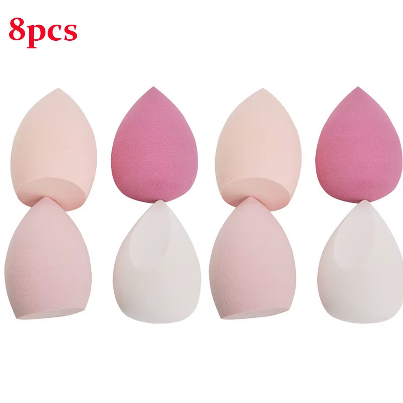 4/8Pcs Makeup Sponge Blender Beauty Egg Cosmetic Puff Soft Foundation Sponges Powder Puff Women Make up Accessories Beauty Tools