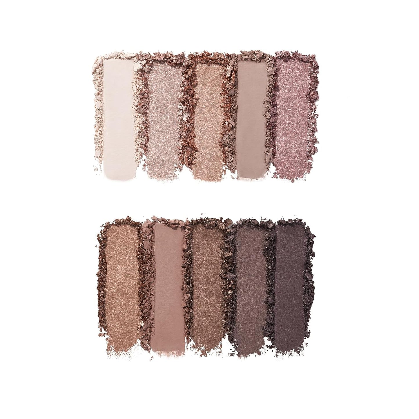 Perfect 10 Eyeshadow Palette, Ten Ultra-Pigmented Shimmer & Matte Shades, Vegan & Cruelty-Free, Nude Rose Gold (Packaging May Vary)